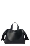 Acne Studios Musubi Leather Tote In Black