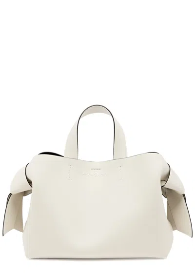 Acne Studios Musubi Leather Tote In White