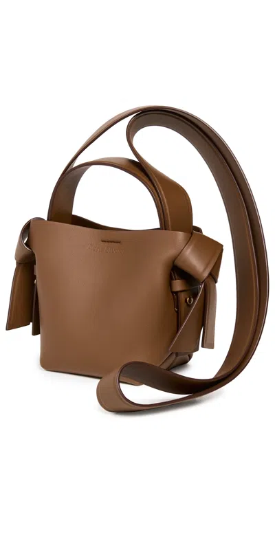 Acne Studios Musubi Micro Bag Camel Brown