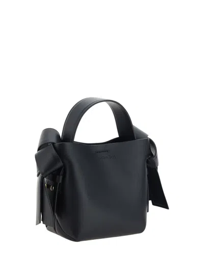 Acne Studios Musubi Micro Leather Handbag In Black