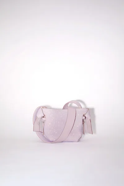 Acne Studios Musubi Micro Shoulder Bag In Pale Pink