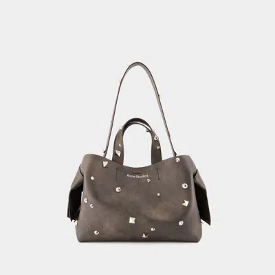 Acne Studios Musubi Midi Shopper Bag In Brown