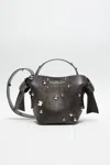 Acne Studios Midi Musubi Leather Tote Bag In Dark Brown