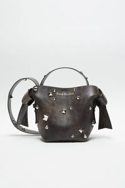 Acne Studios Musubi Midi Tote In Dark Brown