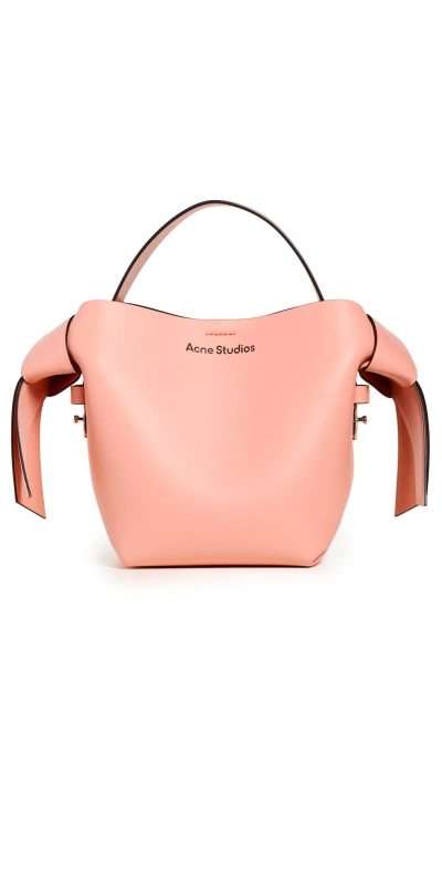 Acne Studios Musubi Mini Shoulder Bag In Salmon Pink