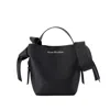 Acne Studios Women Mini Shoulder Bag With Musubi Knot In Black
