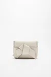Acne Studios Musubi Mini Crossbody Bag In White,black