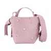 Acne Studios Musubi Mini Crossbody In Pink