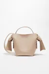 Acne Studios Mini Musubi Leather Top Handle Bag In Cgz Taupe Beige