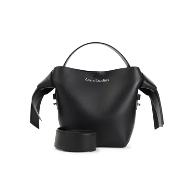 Acne Studios Musubi Mini R Crossbody In Black