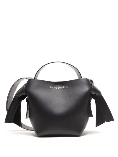 Acne Studios Musubi Mini R Crossbody -  - Leather - Black