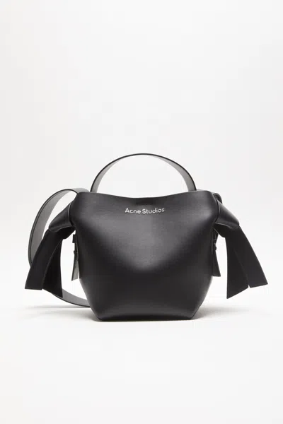 Acne Studios Musubi Mini Shoulder Bag In Black