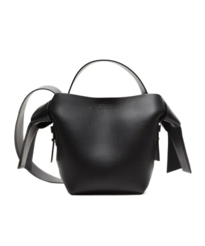 Acne Studios Mini Musubi Tote Bag In Black