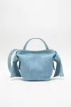 Acne Studios Musubi Mini Shoulder Bag In Light Blue