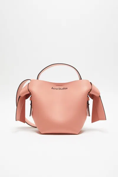 Acne Studios Musubi Mini Shoulder Bag In Salmon Pink