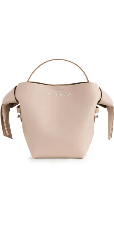 Acne Studios Musubi Mini Shoulder Bag In Cgz Taupe Beige