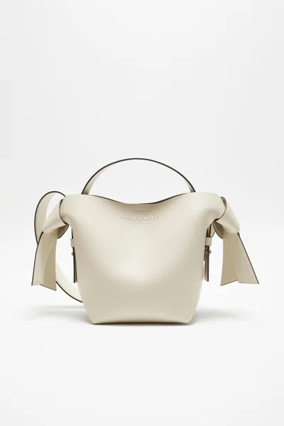 Acne Studios Musubi Mini Shoulder Bag In White,black