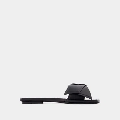 ACNE STUDIOS SANDALES MUSUBI - ACNE STUDIOS - CUIR - NOIR