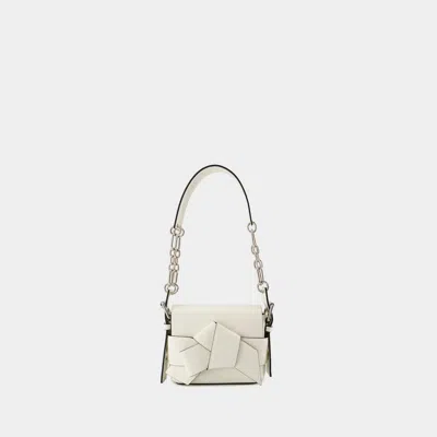ACNE STUDIOS MUSUBI SHOULDER BAG - ACNE STUDIOS - LEATHER - WHITE