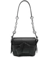 Acne Studios Musubi Leather Shoulder Bag In 黑色