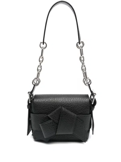 Acne Studios Structured Small Shoulder Bag In Black
