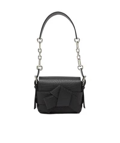 Acne Studios Structured Small Shoulder Bag In Black