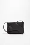 Acne Studios Black Musubi Mini Crossbody Bag In 900 Black