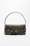 Acne Studios Musubi Shoulder Bag In Dark Brown