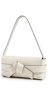 Acne Studios Musubi Shoulder Bag In White/black