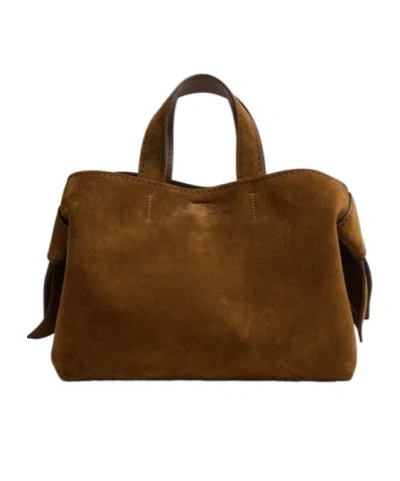 Acne Studios Musubi Tote Bag In Brown
