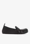 Acne Studios Nappa Leather Loafers In Black