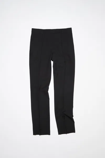 Acne Studios Narrow Tailored Trousers In Black