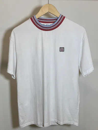 Pre-owned Acne Studios Nash Face Tee In White