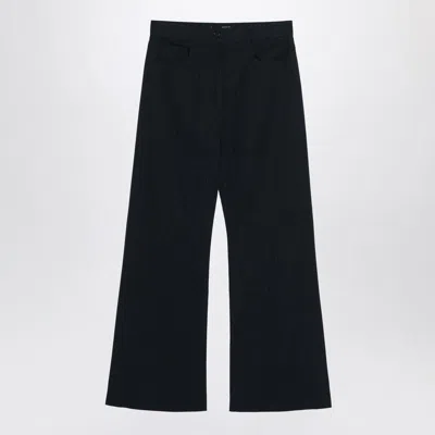 ACNE STUDIOS ACNE STUDIOS  NAVY BLUE PINSTRIPE TROUSERS