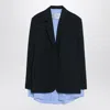 Acne Studios Layered Suit Jacket In Black