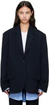 Acne Studios Navy Layered Blazer