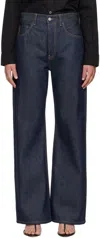 Acne Studios Navy Regular Fit 2021f Jeans In Blue