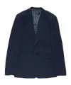 Acne Studios Notched-lapel Jacket In Blue