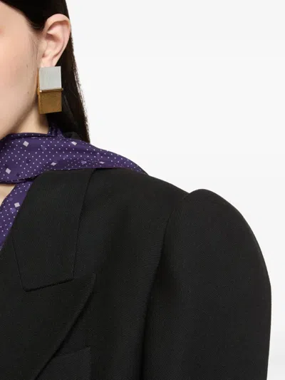 Acne Studios Notepad-shaped Earrings In Gold