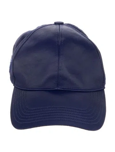 Pre-owned Acne Studios Nylon Baseball Cap In Blue