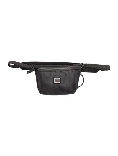 Pre-owned Acne Studios Nylon Belt Bag In Black