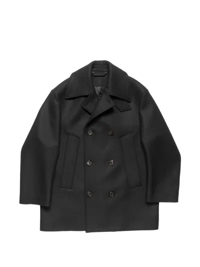 Acne Studios Nylon Blouson Jacket In Black