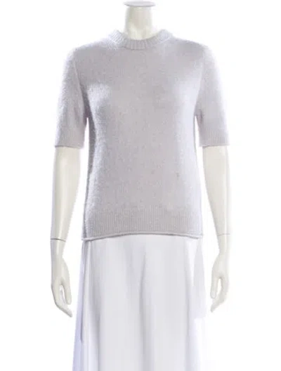 Pre-owned Acne Studios Nylon Crew Neck Sweater In Gray