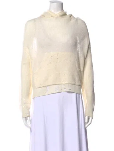 Pre-owned Acne Studios Nylon Crew Neck Sweater In Neutral