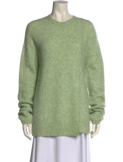 Pre-owned Acne Studios Nylon Crew Neck Sweater W/ Tags In Green