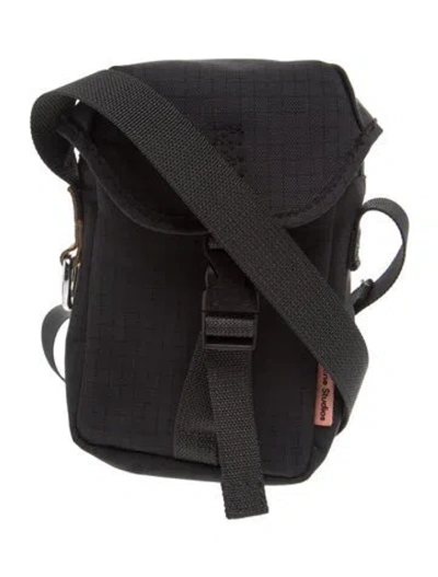 Pre-owned Acne Studios Nylon Crossbody Bag In Black