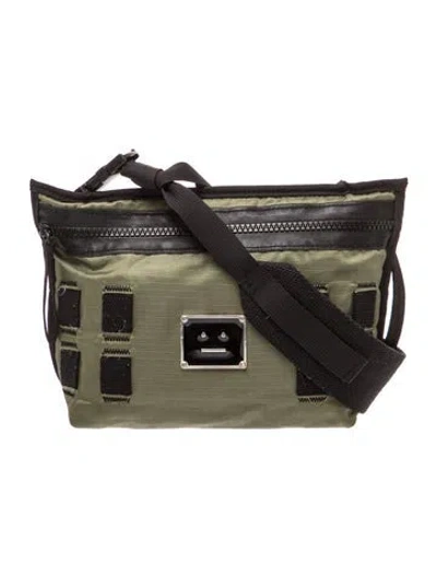 Pre-owned Acne Studios Nylon Crossbody Bag In Grey