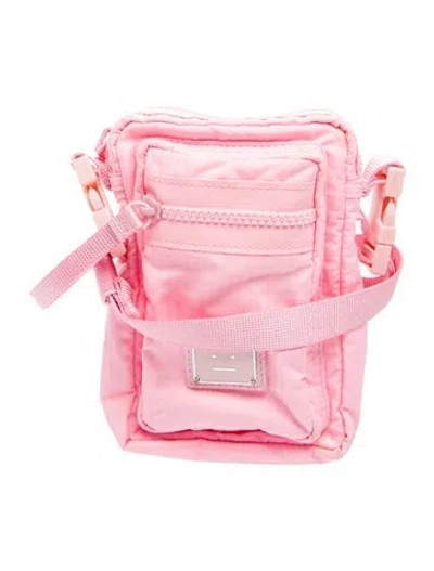 Pre-owned Acne Studios Nylon Crossbody Bag In Orange