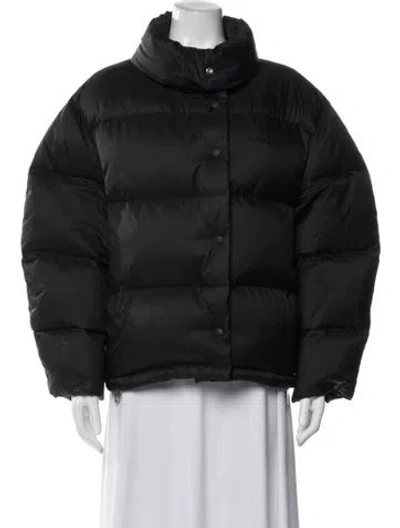 Pre-owned Acne Studios Nylon Down Coat In Black