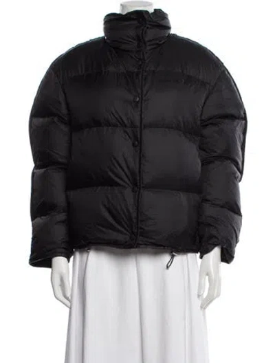 Pre-owned Acne Studios Nylon Down Coat In Gray